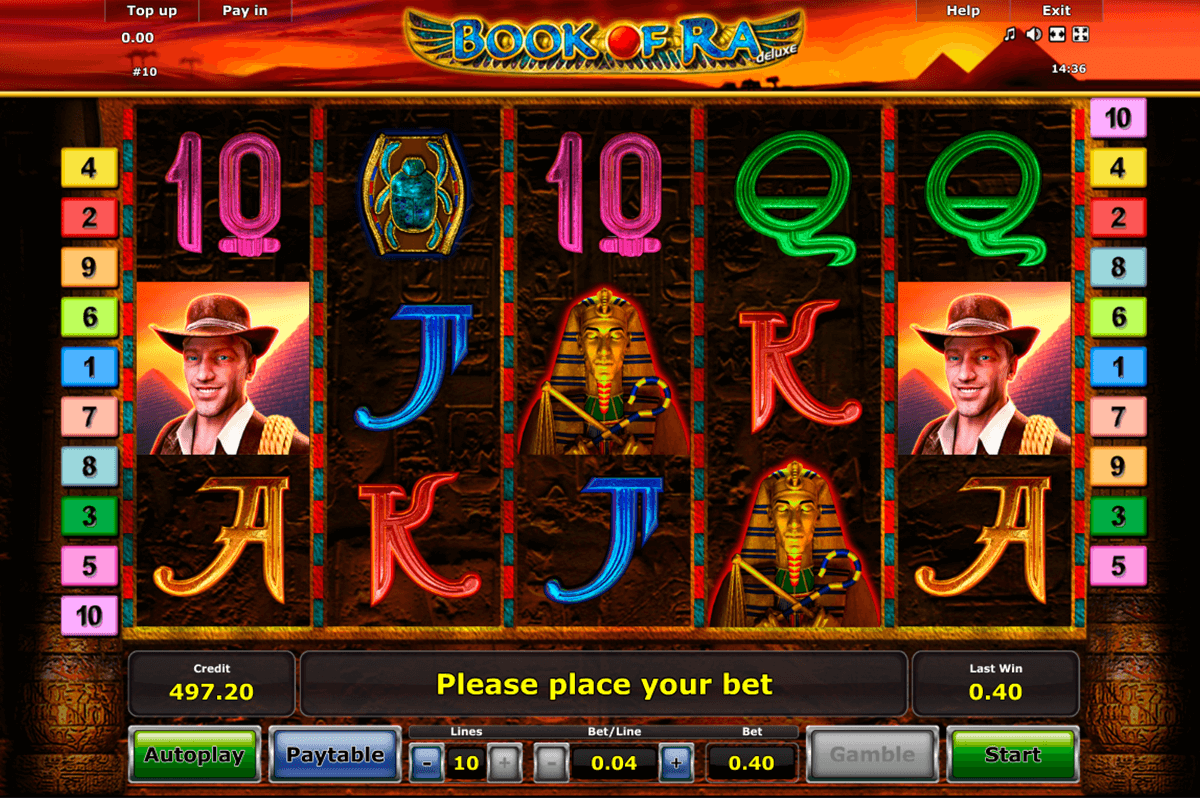 book of ra delue novomatic slot