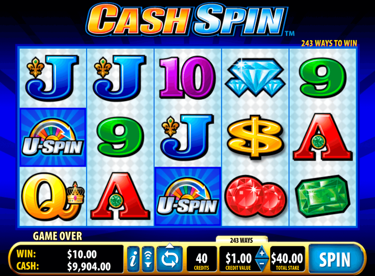 Cash spin casino game