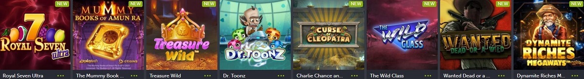 comeon casino slots