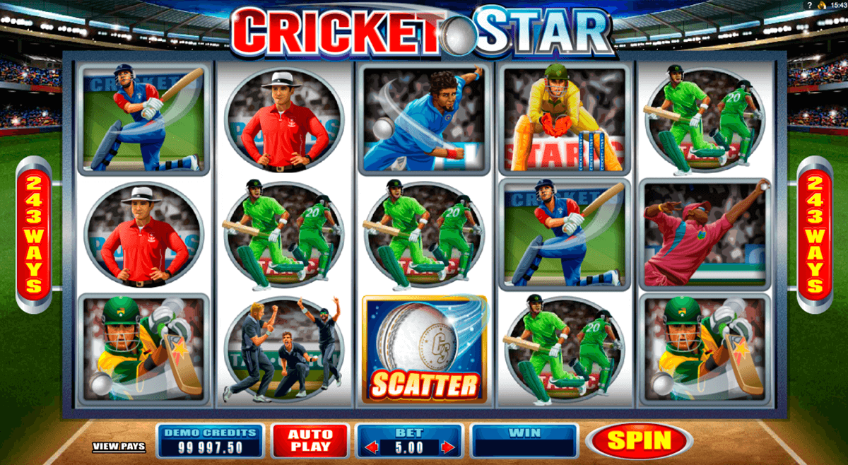 cricket star microgaming slot