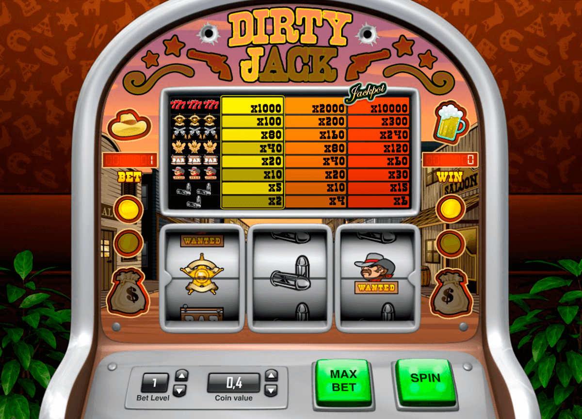 dirty jack pariplay slot