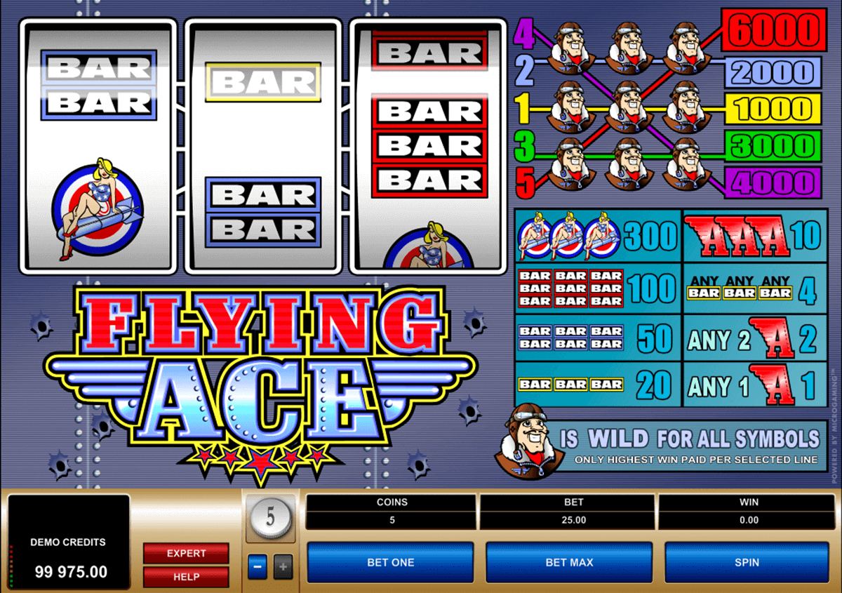 flying ace microgaming slot