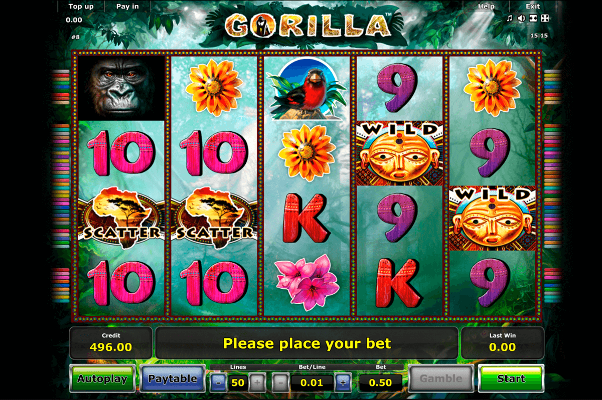 gorilla novomatic slot
