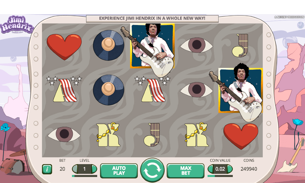 jimi hendrix netent slot