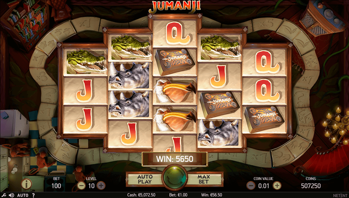 jumanji netent slot 