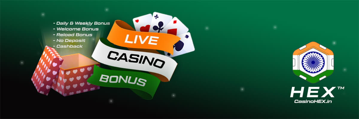 live casino bonuses