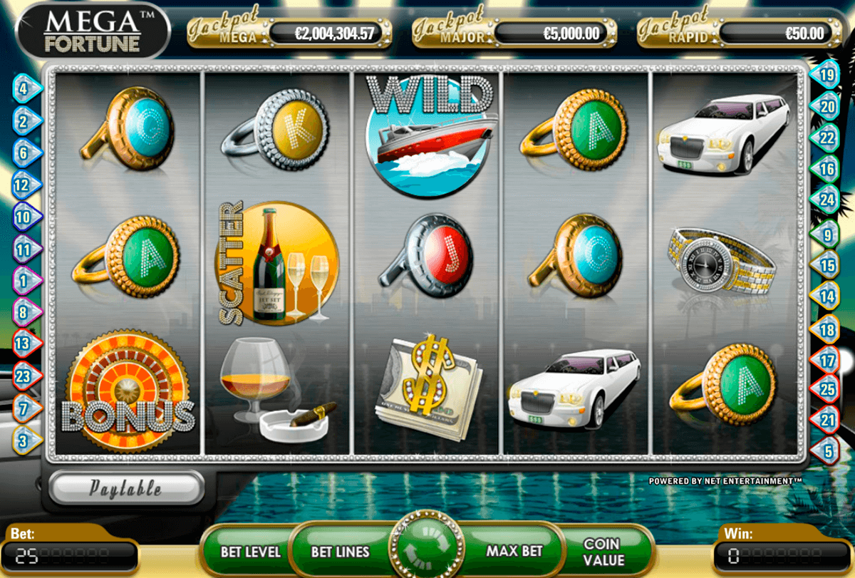 mega fortune netent slot
