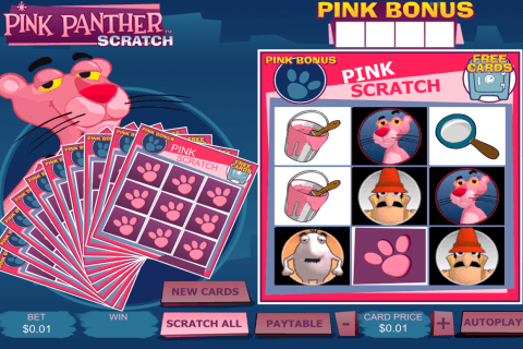 pink panther scratch playtech