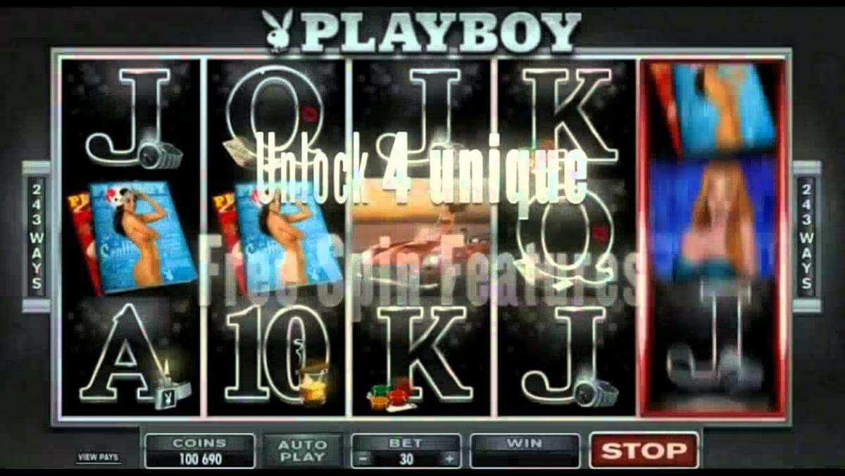 playboy slot features