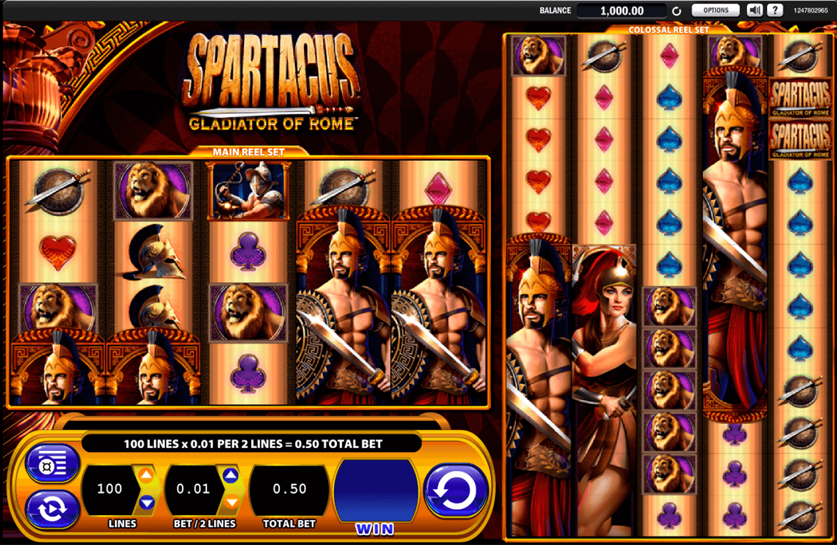 spartacus wms slot