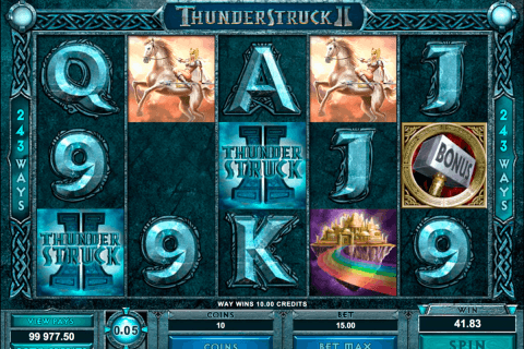 thunderstruck ii microgaming slot