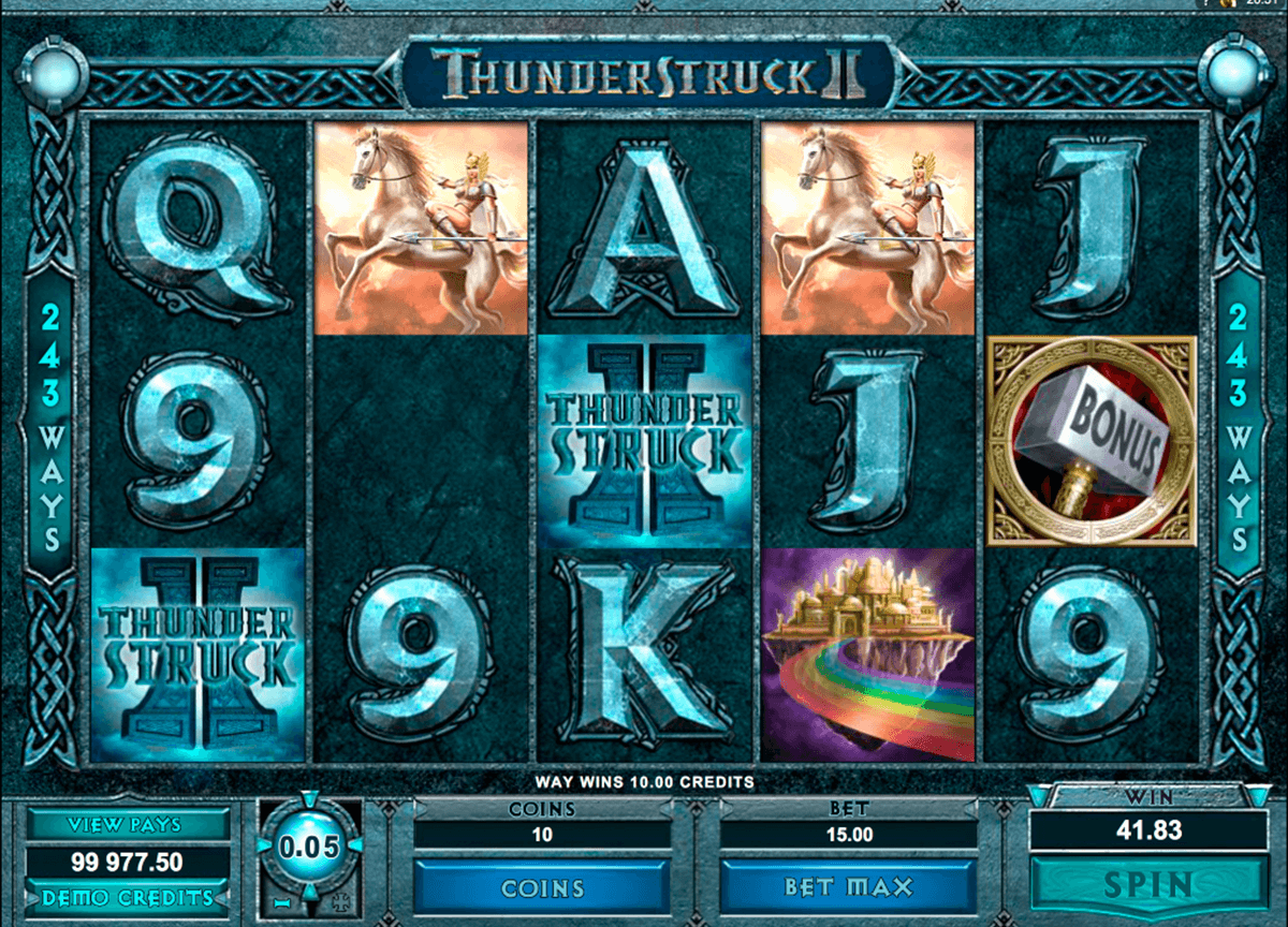 thunderstruck ii microgaming slot