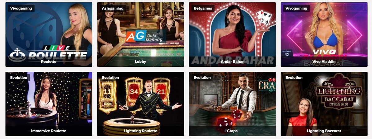 live games on tusk casino