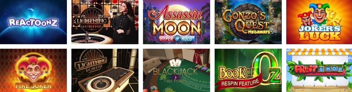 vegas hero casino games