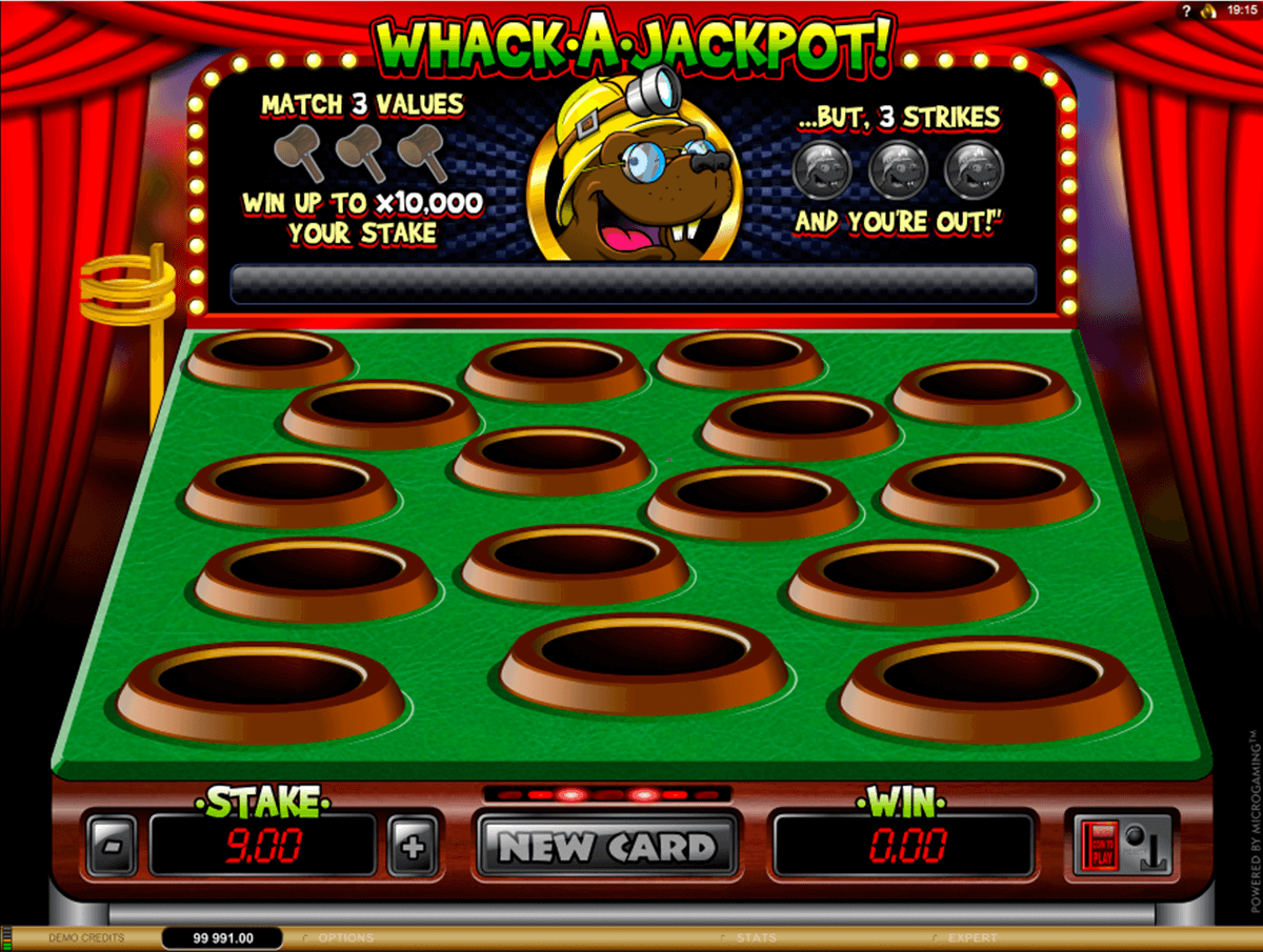 whack a jackpot microgaming 